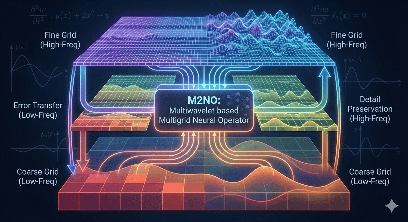 M2NO: An Efficient Multi-Resolution Operator Framework for Dynamic Multi-Scale PDE Solvers